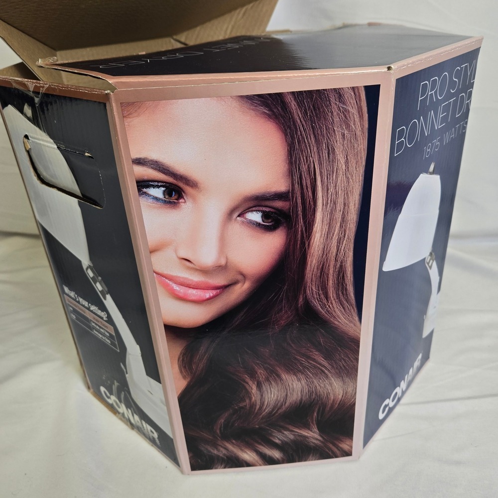 Conair Pro Style Bonnet Dryer, Model HH320RNX, Collapsible, 1875 W, New Open Box - Picture 12 of 15